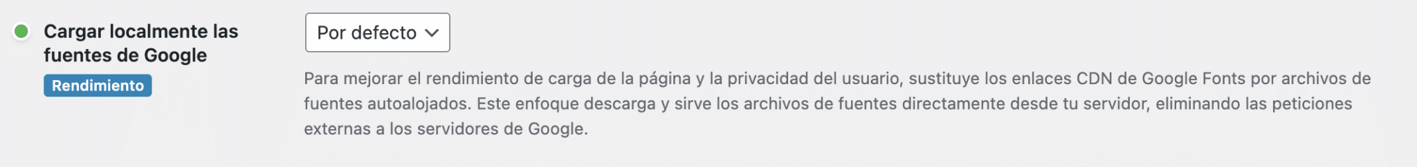 Cargar localmente fuentes de Google