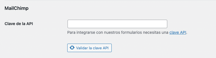 Desde ajustes-integraciones
