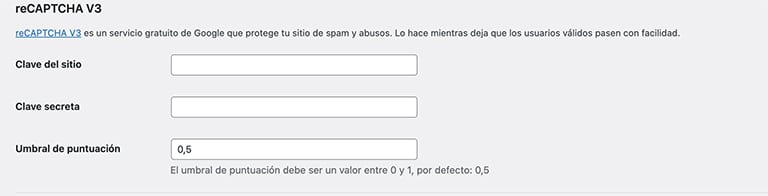 Configura reCAPTCHA en Elementor fácilmente 5 Configurar claves reCAPTCHA en Elementor