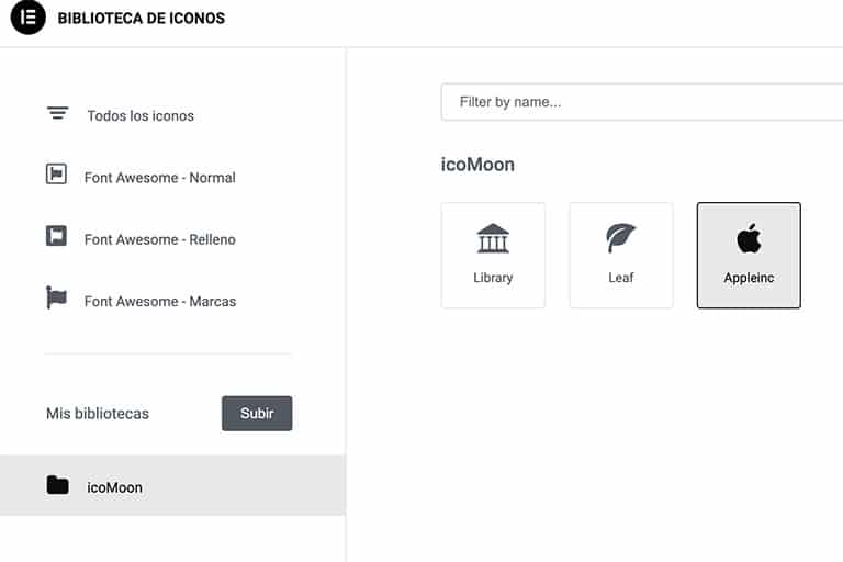 Añadir iconos personalizados en Elementor Pro 5 Los nuevos iconos añadidos