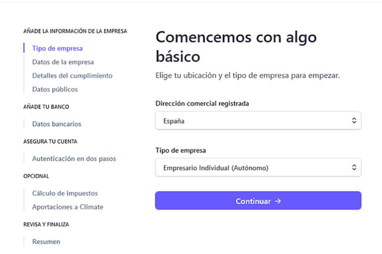 Cómo configurar Stripe en Woocommerce 3 Información empresarial Stripe