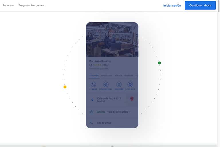 Crea tu Perfil de Empresa en Google (Guía completa) 1 Inicio Google My Business