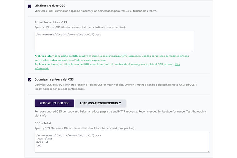 Optimizar archivos CSS