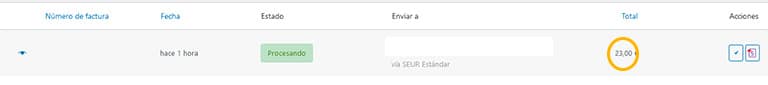Pedios en WooCommerce