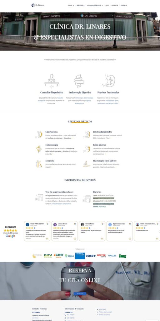 Proyecto Clínica Dr. Linares
