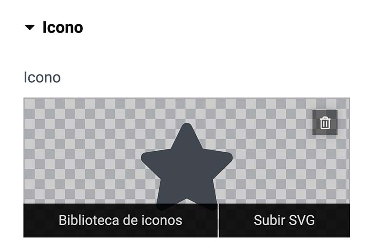 Añadir iconos personalizados en Elementor Pro 1 Widget icono en Elementor